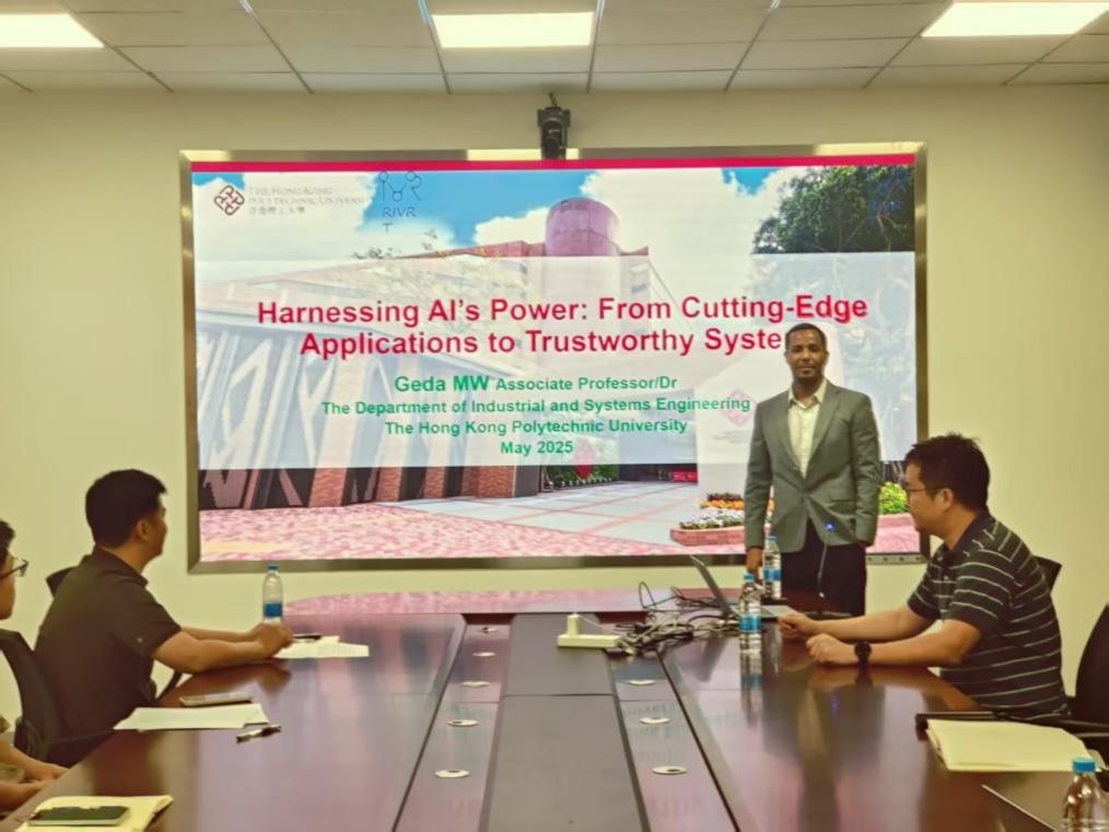 香港理工大学Mohammed Woyeso Geda 副教授做客研究生创新教育讲座